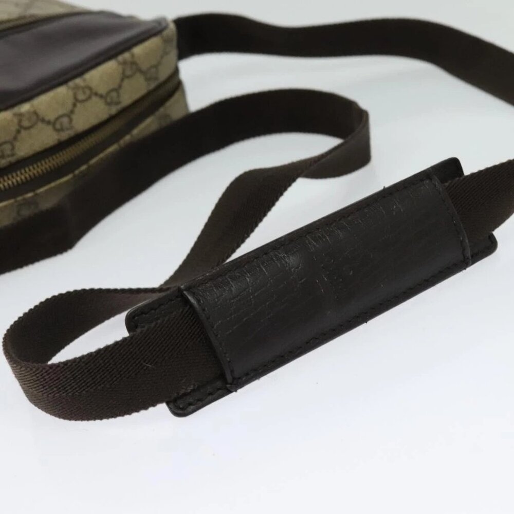 GUCCI GG Supreme Shoulder Bag PVC Beige Gold - Picture 7 of 16